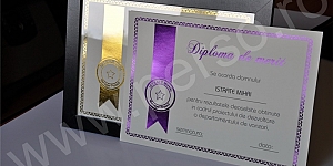 Diploma A4 cu folio auriu 96
