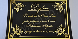 Diploma A4 cu folio auriu 99