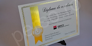 Diploma A4 cu folio auriu 98
