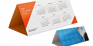 Calendar de birou fara file