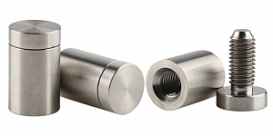 Distantier inox argintiu