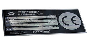 Etichete - placute aluminiu eloxat
