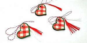 Martisoare din lemn printate