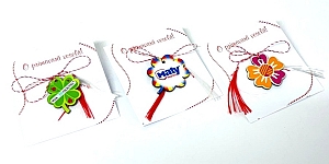 Martisoare din plastic printat