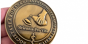 MEDALIE 3D CU ASPECT BRONZ