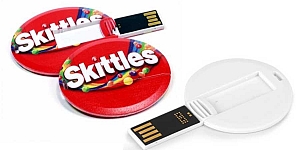 Stick USB Card rotund