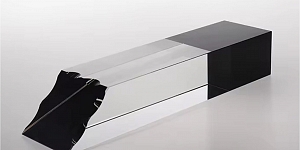 Trofeu premium negru cu transparent NJ624